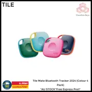 Tile Mate Bluetooth Tracker 2024 (Colour 4 Pack) *AU STOCK*Free Express Post*
