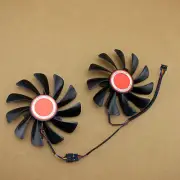 2pcs GPU Fan For XFX RX580/584/588 Graphics Card Fan 95mm Video Card Cooler Fans