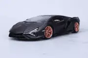 Bburago 1:18 Lamborghini Sian FKP 37 Hybrid Diecast MODEL Racing Car Black NIB
