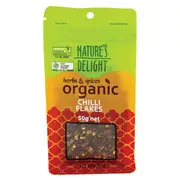 Nature'S Delight Organic Chilli Flakes 50g