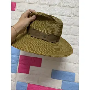 韓國竹編款紳士帽草帽