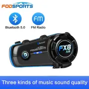 FX8 Air Motorcycle Intercom 1000M Helmet Bluetooth Interphone Headset 4 Way FM