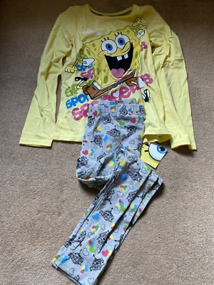 Spongebob Squarepants Pyjamas Age 9-10