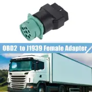 1pcs 16pin OBD Male Adapter to 9Pin J1939 Female Adapter Diagnostic Connector