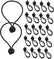 GANAZONO 50Pcs Heavy Duty Canopy Bungee Cords with Balls Elastic Tarp Tie Downs for Camping Outdoor Activities and Motorhome Tents