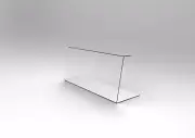 Acrylic Perspex Sneeze Guards - 900mm Wide Reception and Welcome Desk Guard