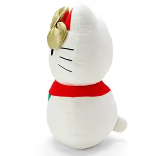 【震撼精品百貨】Hello Kitty 凱蒂貓 HELLO KITTY裝扮招福貓絨毛娃娃M 震撼日式精品百貨