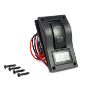 12V Marine Boat Dual Battery Test Panel ON-OFF-ON 3 Position Boat Rocker Switch