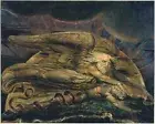 Elohim Creating Adam : William Blake : 1795 : Archival Quality Art Print