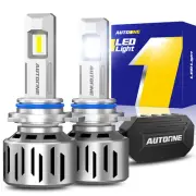 AUXITO 9012/HIR2 LED Bulbs 120W Headlights 6500K Bright White Mini Size CanBus