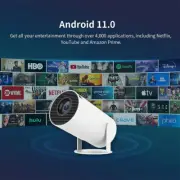 Mini Portable LED Projector For Apple/Android 11 5G Wifi Bluetooth 4K 720p