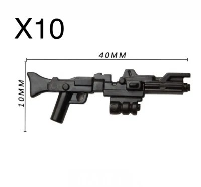 Set of 10 DC-15A Blaster Custom LegoStar Wars Clone Trooper Minifigure Weapons