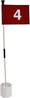 ａ aternee Golf Putting Green Flag and Hole Cup, Golf Flag Hole Cup Set, Portable Practice Putting for Home, Indoor Outdoor,Alignment Guide, Golfing