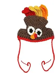Thanksgiving Turkey Hat for Cat, Thanksgiving Cat Costume, Holiday Theme Turkey Hat, Pet Turkey Hat, Funny Handmade Thanksgiving Clothes for Dogs, Cats, Puppies