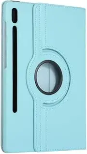 [Jarttarn] Tablet Case Compatible with Samsung Galaxy Tab S9 Ultra 14.6 inch 2023 360 Degree Rotating Flip Stand Cover for Tab S9 Ultra Case (Sky Blue)