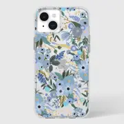 Rifle Paper Magsafe Case for Apple iPhone 15 Plus - Garden Party Blue