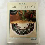 Caron Wonder Art Ivy Latch Hook Half-Circle Rug Kit 4783 16"x33" With Latch Hook