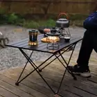 Aluminum Alloy Camp Table Foldable Picnic BBQ Desk Outdoor Dinner Desk