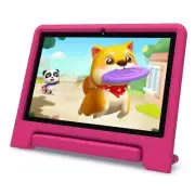 Kids Tablet, 10.1-inch Tablet for Kids with Android 13, Expandable Pink