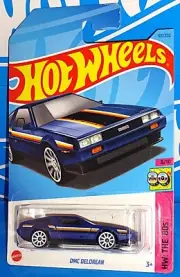 Hot Wheels 2023 HW: The '80s Series #101 DMC DeLorean Matte Blue w/ 10SPs