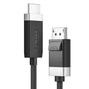 Alogic FUDPHD2-SGR 2m Fusion 4K DisplayPort to HDMI Active Cable, DP 1.4, 3840 x 2160 @60Hz