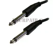 6Ft 1/4" Mono Male to Male Audio Patch Cable Guitar Amplifier AMP Speaker PA