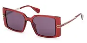 Max & Co. MO0120 69Y Women’s Sunglasses Burgundy Size 53