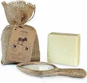 Dr.Ancient Donkey Milk Soap Bar Organic Natural Traditional Handmade Antique - Anti Ageing Skin Lightener, Moisturizer - Absolutely No Chemicals! Pure Natural Soaps!