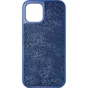 Swarovski Smartphone Case Glam Rock iPhone 12 Pro Max Crystals Blue 5616362