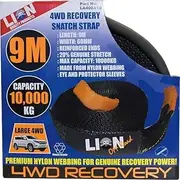 Lion 4 WD Recovery Snatch Strap, 9 Meter x 60 mm Size