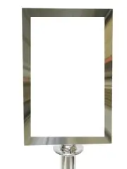 Sign Frame SIZE 11" x 17" Portrait in Mirror VIP CROWD CONTROL