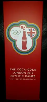RARE COLLECTABLE COCA COLA COKE LONDON 2012 OLYMPIC GAMES LIMITED EDITION SET