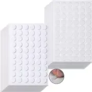 Self Adhesive Dots 1200pcs(600 Pairs) Sticky Back Nylon Coin Hook Loop Glue Tape