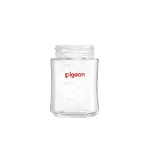 【Pigeon 貝親】第三代寬口玻璃奶瓶空瓶160ml(奶瓶空瓶 可替換)