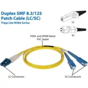 10-Tripp Lite N366-03M Duplex SMF 8.3/125 (LC/SC) Patch Cables 10ft