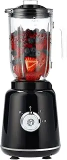 [MasterChef] Stand Mixer Glass, Chopper Kitchen Electric/High Performance Mixer for Smoothies, Crusher for Ice Cream, Soup, 10 Speed Levels, Dishwasher Safe Food Processor, 1.5 L, 2000 W