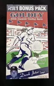 2008 Upper Deck GOUDEY Baseball Blaster Box- Clayton Kershaw RC?? New Sealed