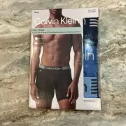 New Calvin Klein Men's 3 Pack Microfiber Boxer Briefs Large NP25910