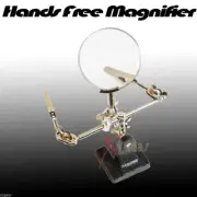 New Optical Helping Hand Soldering Stand 2 x Hands Free Magnifier Magnifying Jig