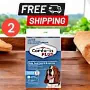 2 x Elanco Comfortis Plus Fleas Heartwormer & Worms Large Dog Treatment | 1 pack