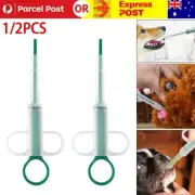 Green Pet Cats Dog Capsule Tablet Pill Popper Piller Pusher Water Syringe AU