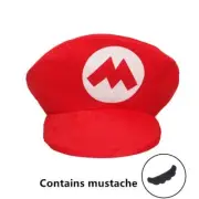 Super Mario Bros Mario Cartoon Cosplay Hat Classic toys Halloween Funny Clothes