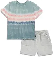 [Splendid] Boys Sunray Tie-dye Tee Shirt and Shorts Set