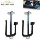 Black 2× Truck Bed Tool Box Clamps Aluminum Tie Downs Clips Toolbox Mounting Kit