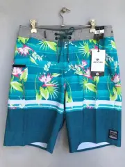 Rip Curl Mens 28 MIRAGE HAWAII PACIFIC 20" BOARDSHORT Short New Mint Rrp $79.99