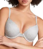 PINK WEAR EVERYWHERE T-SHIRT LIGHTLY LINED BRA GRAY 38DD NWT