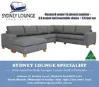 AUSTRALIAN MADE Hoxton 3 pieces Modular Suite with Chaise Sofa Lounge Couch