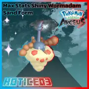 Pokemon Legends: Arceus Shiny Wormadam Sand Form Max Stats