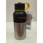 IKEA 保溫瓶水壺 500ML【不鏽鋼 黑色】活動把手設計 耐用輕巧 運動旅遊容易攜帶HETLEVRAD【鬍子熊】代購