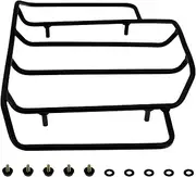 HCmotorku Motorcycle Tour Pack Luggage Rack Trunk Top Rack Fit for Harley Touring Road King Electra Glide Road Glide Street Glide Ultra Limited 2014-2023 Black